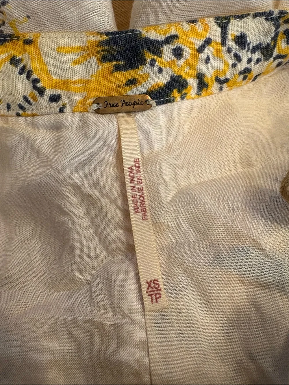 Free People High on Life Floral Jumpsuit with Pockets Size XS
